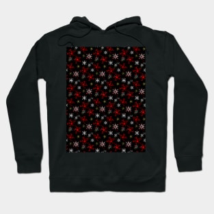 FALLING Snowflakes Pattern Hoodie